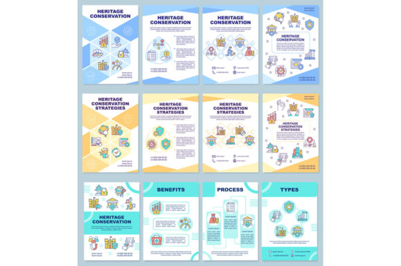 Heritage Conservation Brochure Templates for Professional Branding