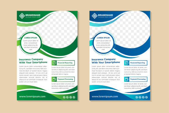 Insurance Company with You Smartphone Ve Graphics