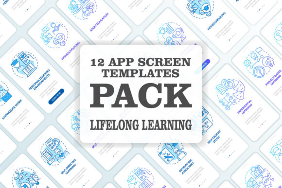 Lifelong Learning Onboarding Mobile Apps Graphics