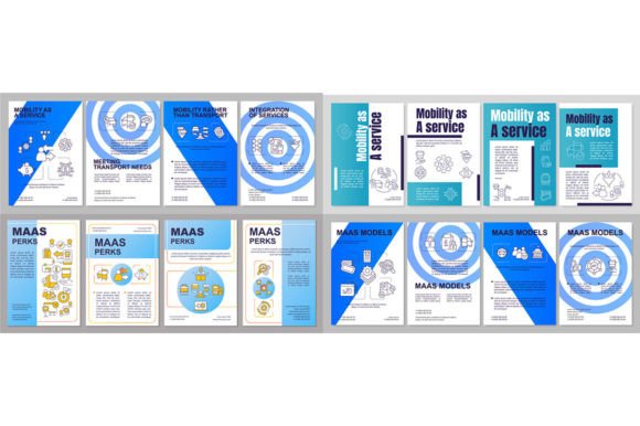 Mobility As Service Brochure Templates - Graphic Templates for Branding