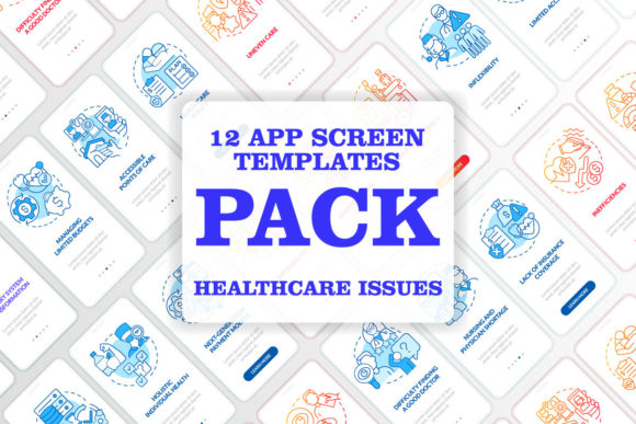 Problems with Healthcare System App Set for Graphic Templates