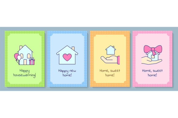Wishing Happy Housewarming Greeting Card Graphics